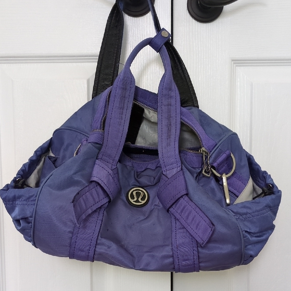 lululemon athletica Two-Tone Purple Tote Bag